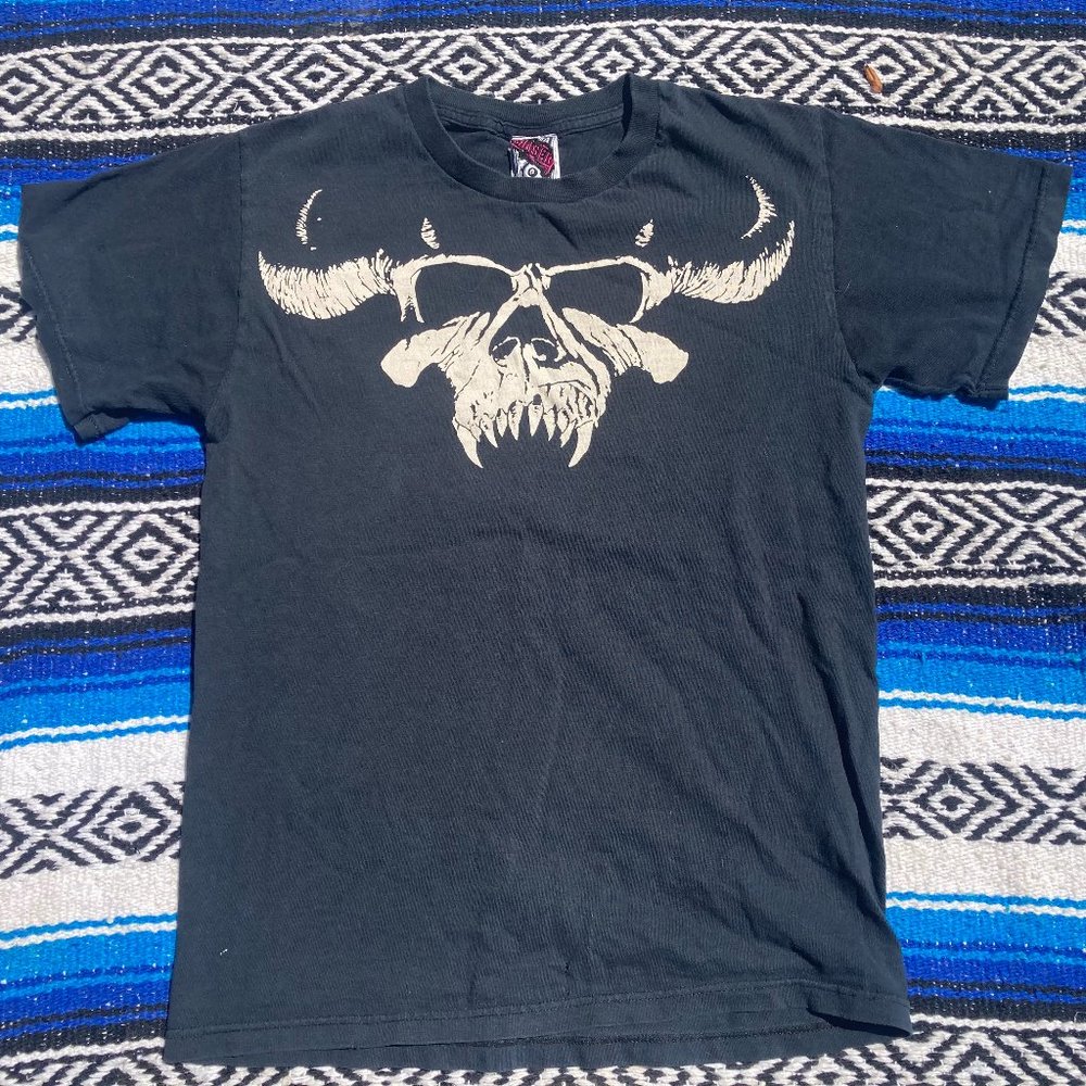 Rare 2006 Vintage Danzig Skull Chaser Merchandising T-shirt Men's S